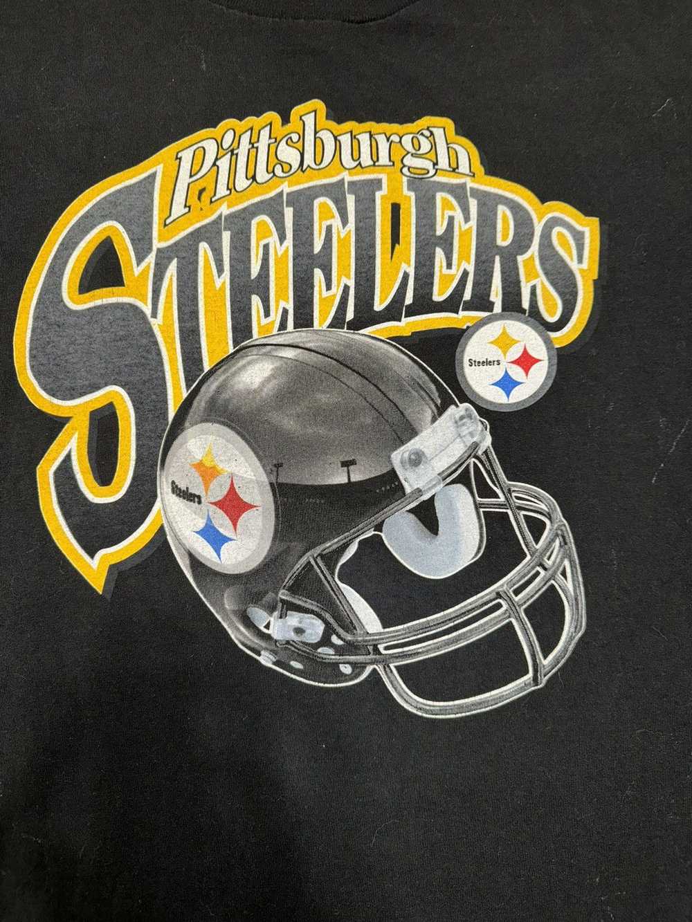 NFL × Vintage Pittsburgh Steelers Vintage Y2K bla… - image 2