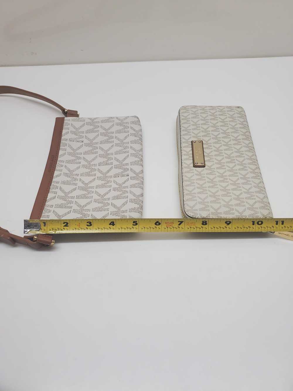 Set of 2 Michael Kors Monogram Wallet & Kors Belt… - image 2