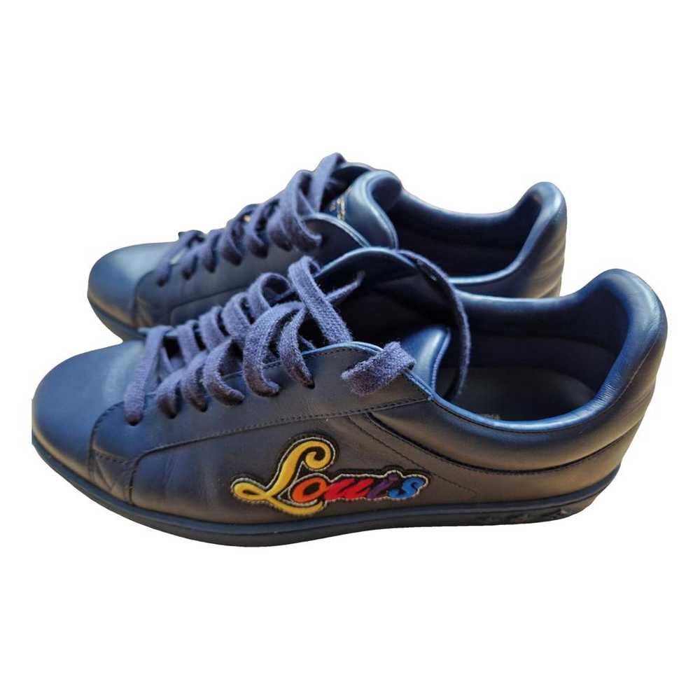 Louis Vuitton Luxembourg leather low trainers - image 1