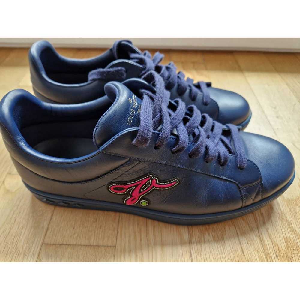 Louis Vuitton Luxembourg leather low trainers - image 2