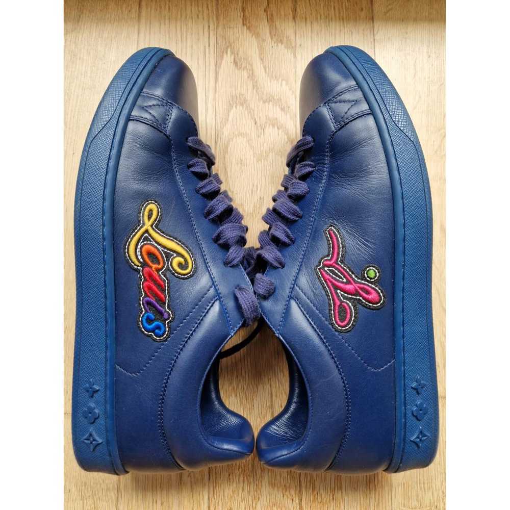 Louis Vuitton Luxembourg leather low trainers - image 4