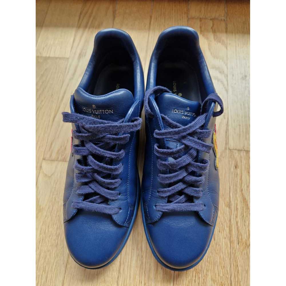 Louis Vuitton Luxembourg leather low trainers - image 9