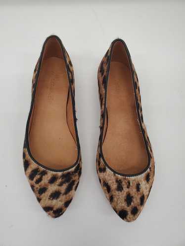 Madewell Leopard Cheetah Print Calfhair Ballet Fla