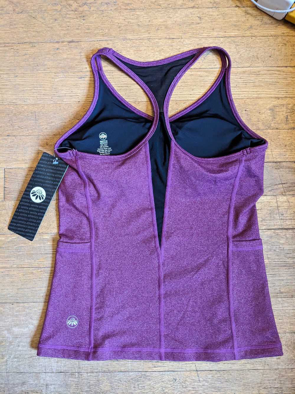 Senita Athletics Finish Line Tank - Heather Purple - image 5