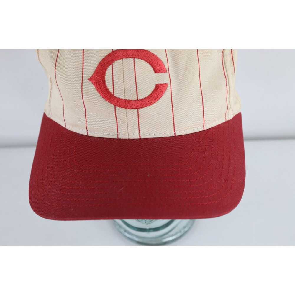 Vintage Vintage 90s Distressed Pinstriped Cincinn… - image 2