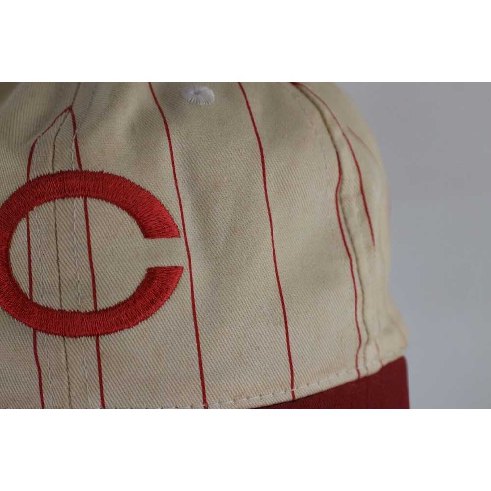 Vintage Vintage 90s Distressed Pinstriped Cincinn… - image 3