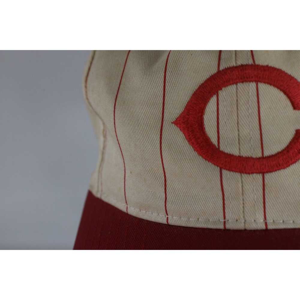 Vintage Vintage 90s Distressed Pinstriped Cincinn… - image 4