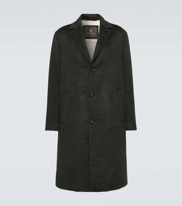 Loro Piana o1w1db10824 Gibson Cashmere Coat in Oli