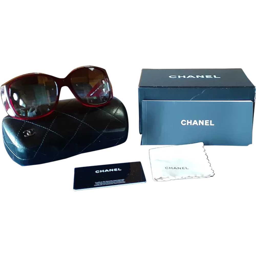 Chanel "Ruby Slippers Red" Sunglasses ~  BRAND NE… - image 1