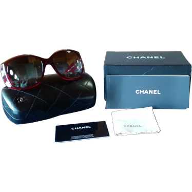 Chanel "Ruby Slippers Red" Sunglasses ~  BRAND NE… - image 1