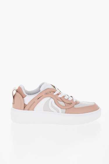 Stella McCartney og1mm0824 Leather S-Wave Low-Top 