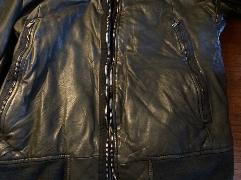 Forme D Expression Lambskin Leather Bomber - image 12