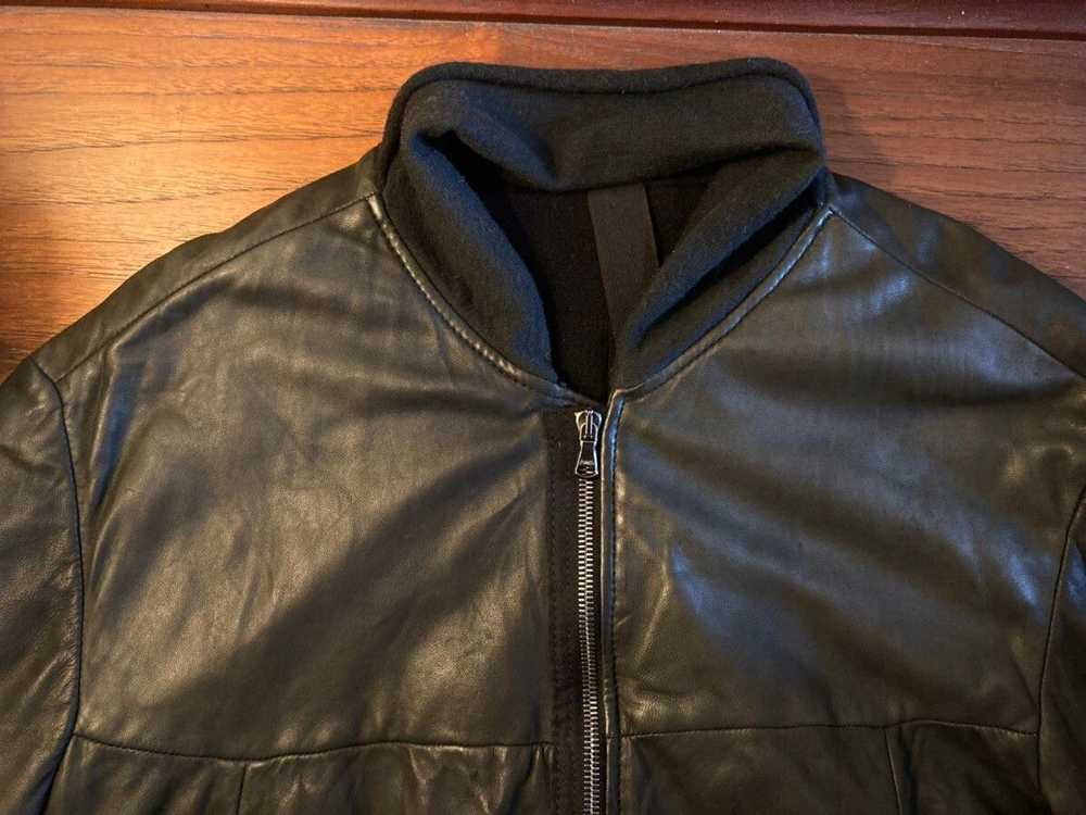 Forme D Expression Lambskin Leather Bomber - image 3