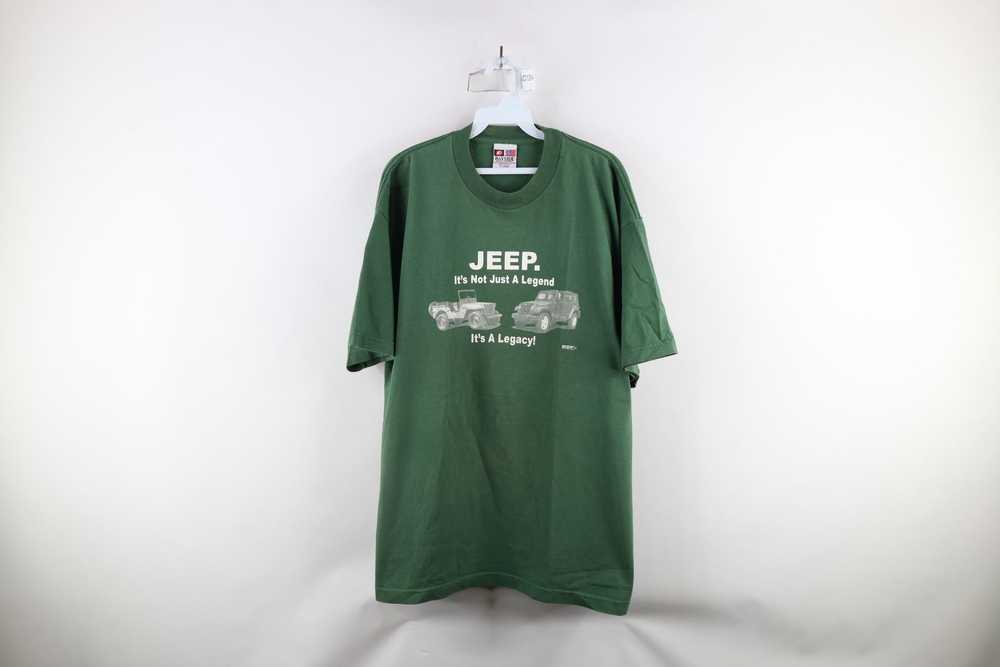 Vintage Vintage 90s Spell Out Jeep Motors Legacy … - image 1