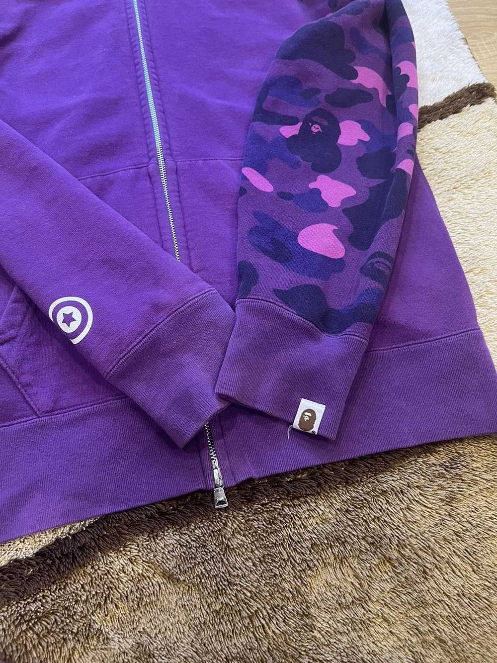 Bape Bape Shark full zip hoodie purple - image 6