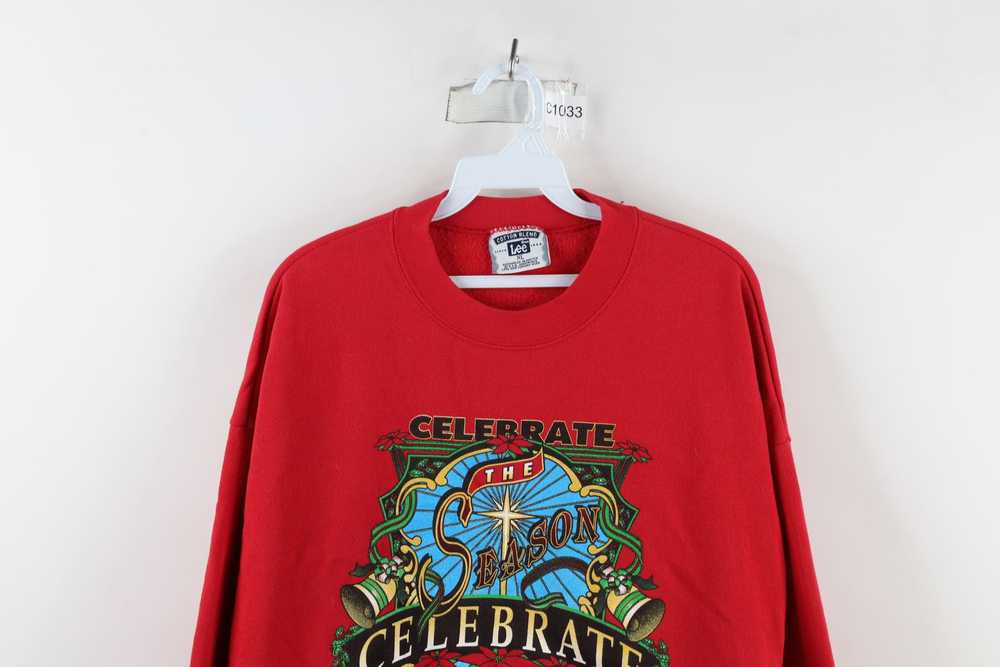 Vintage Vintage 90s Celebrate The Season Jesus Sw… - image 2