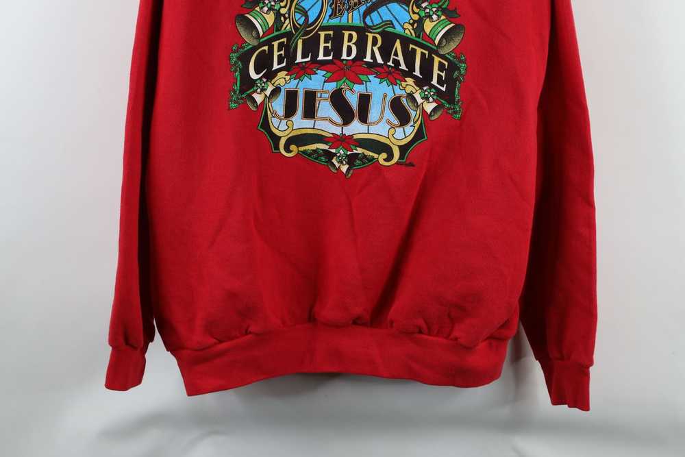 Vintage Vintage 90s Celebrate The Season Jesus Sw… - image 3