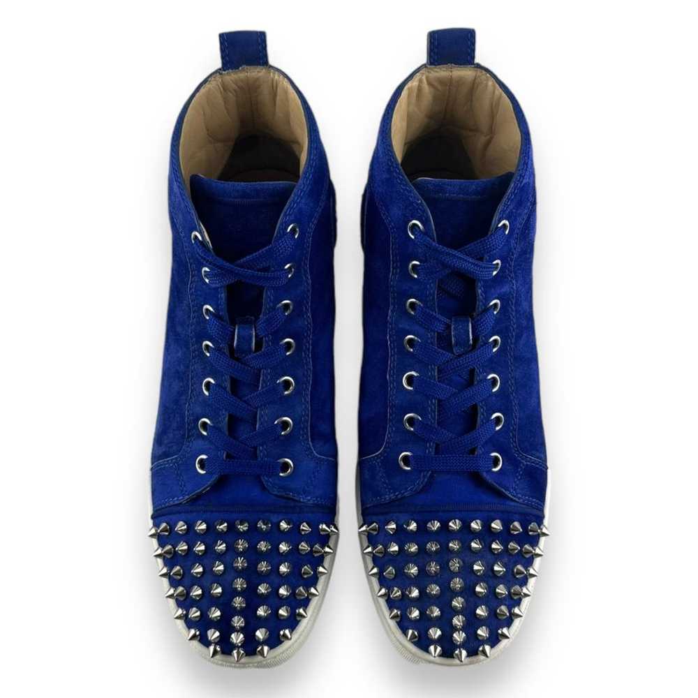 Christian Louboutin Louis cloth high trainers - image 3