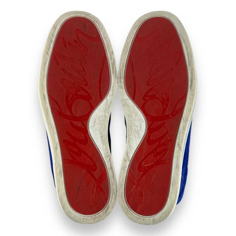 Christian Louboutin Louis cloth high trainers - image 5