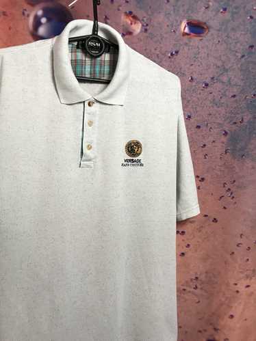 Vintage White Versace online Shirt men's T-Shirt Polo