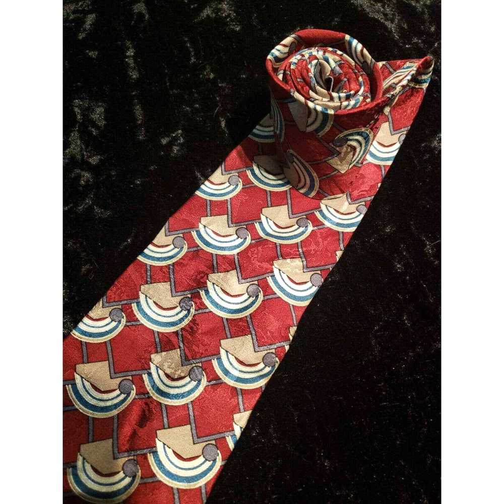 Evan Picone Evan-Picone Embroidered Neck Tie Mens… - image 3