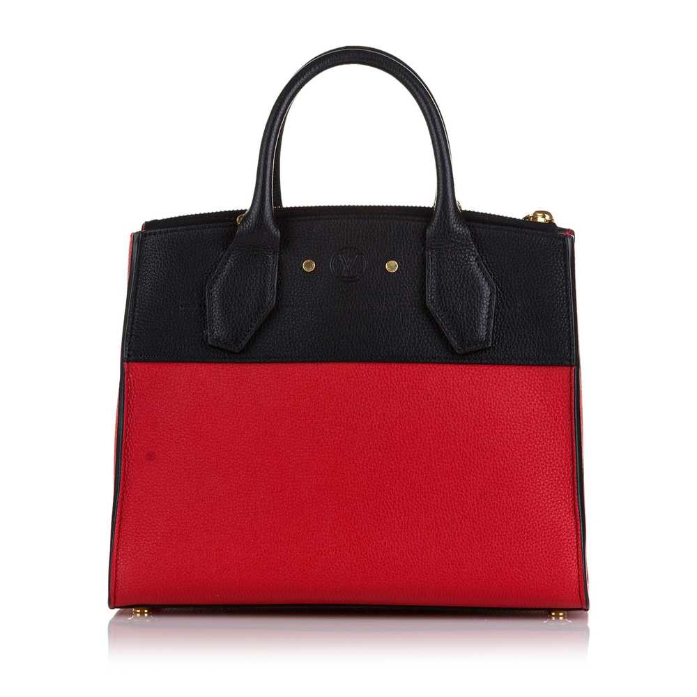 Red Louis Vuitton Taurillon Leather City Steamer … - image 3