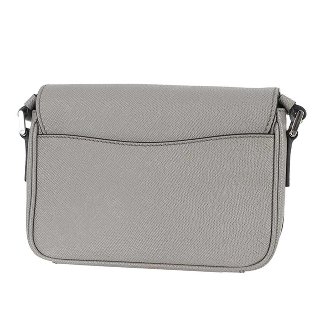 Gray Prada Saffiano Leather Crossbody Bag - image 3