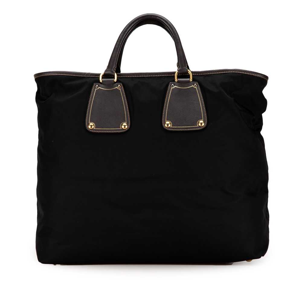 Black Prada Tessuto Satchel - image 3