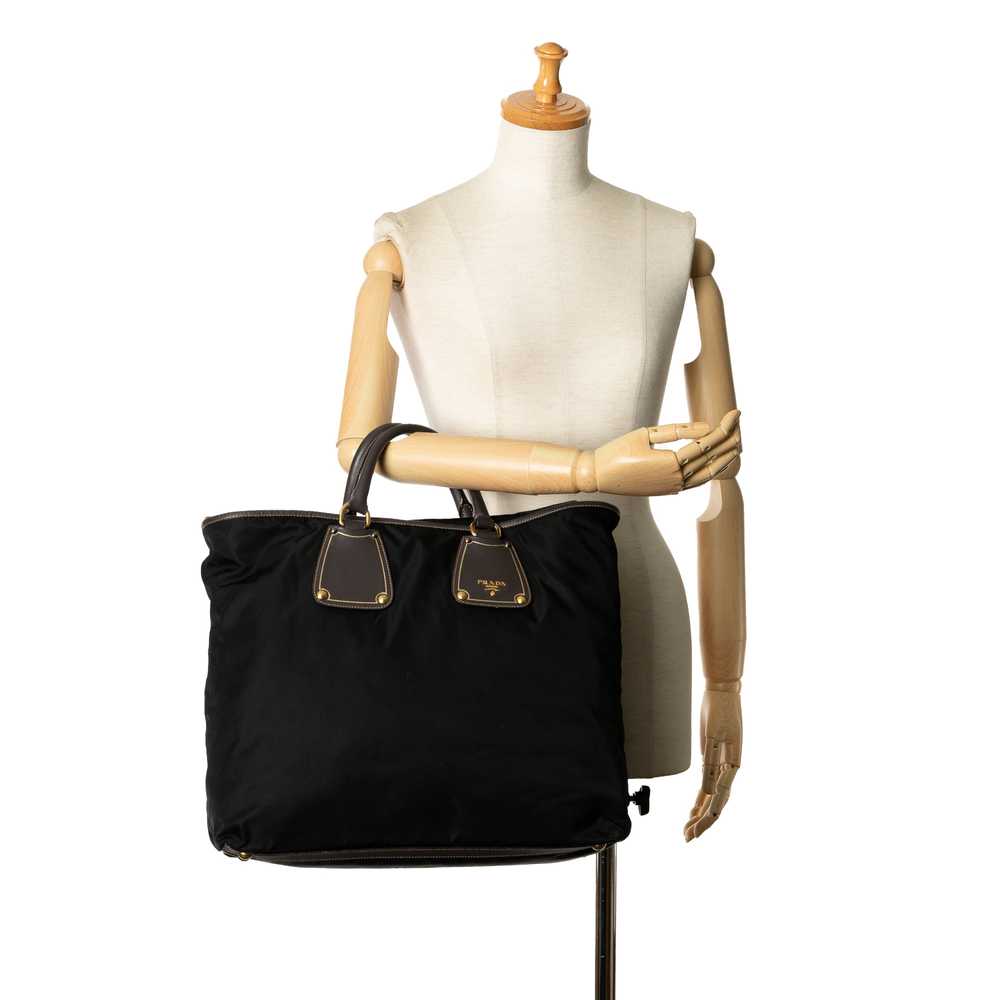 Black Prada Tessuto Satchel - image 9