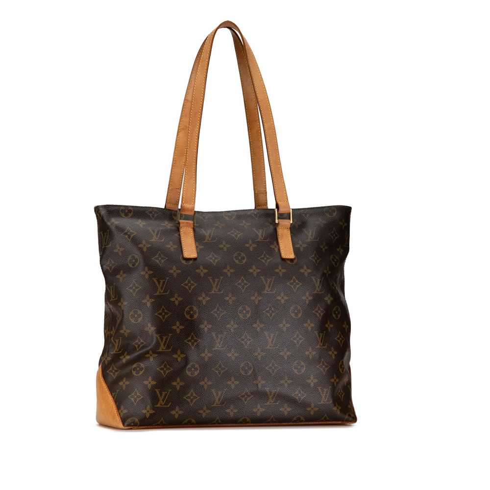 Brown Louis Vuitton Monogram Cabas Mezzo Tote Bag - image 2