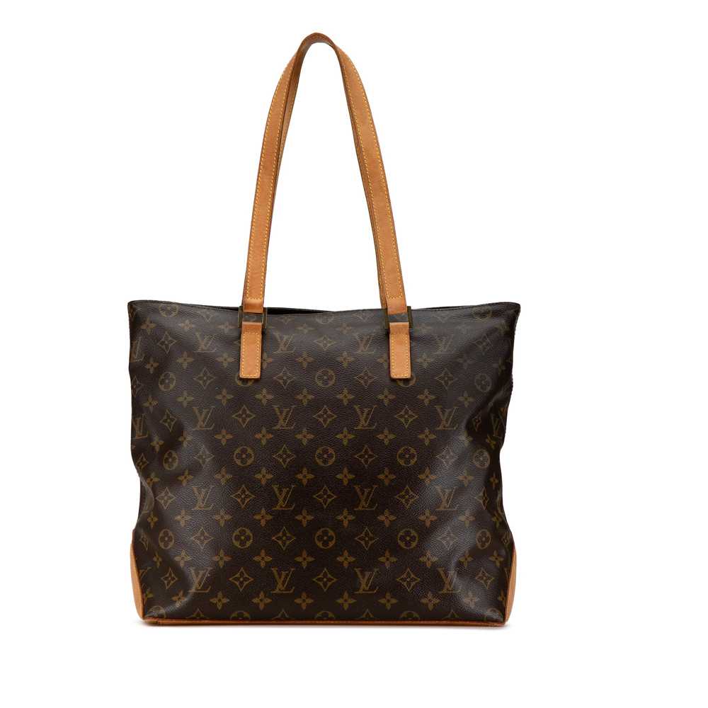 Brown Louis Vuitton Monogram Cabas Mezzo Tote Bag - image 3