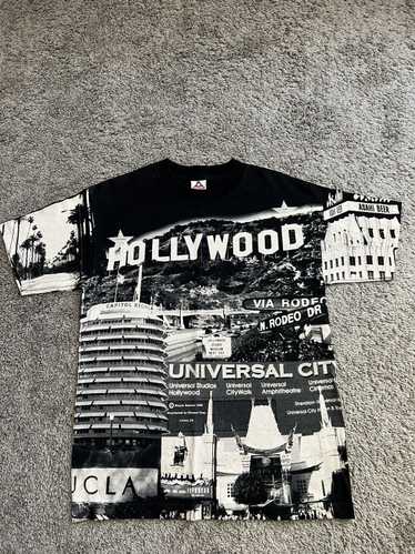 Aaa All Over Hollywood Print Tee