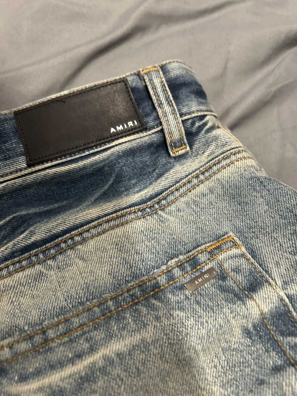 Amiri Amiri Tiger Varsity Straight Jeans - image 4