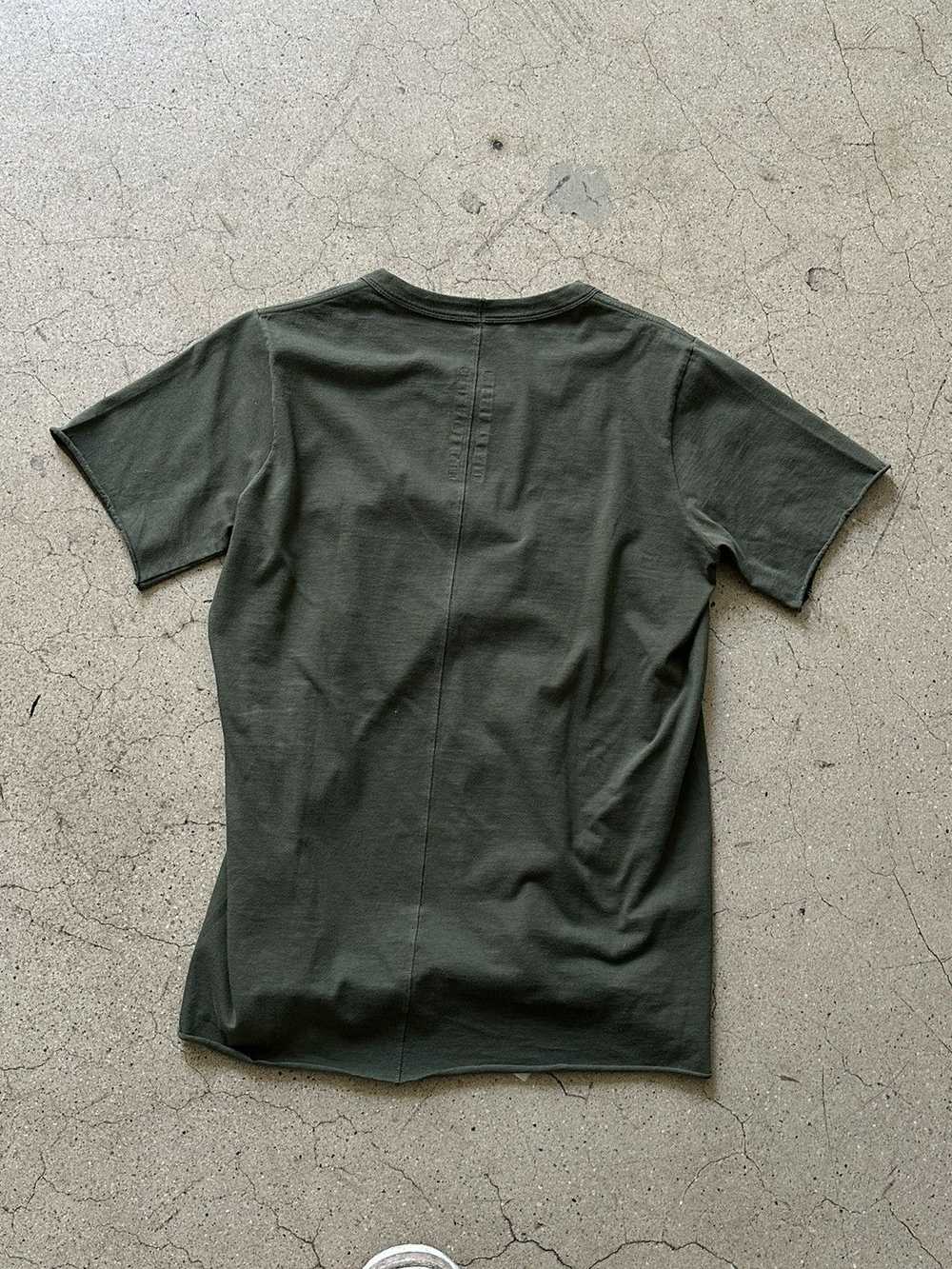 Rick Owens Rick Owens Olive Gethsmane FW21 T-shirt - image 4