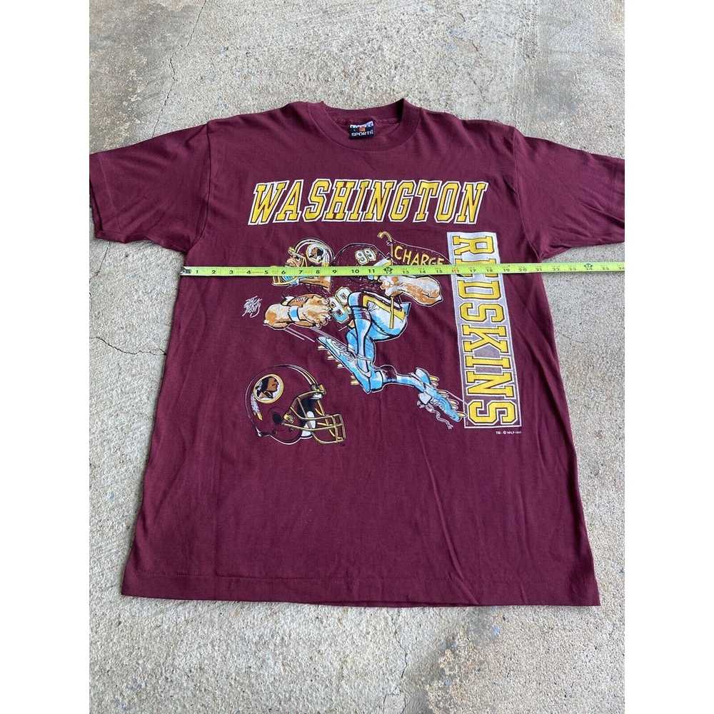 Vintage Vintage 80s Washington Redskins Short Sle… - image 10