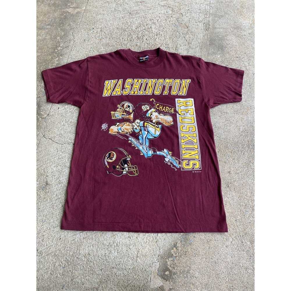 Vintage Vintage 80s Washington Redskins Short Sle… - image 1