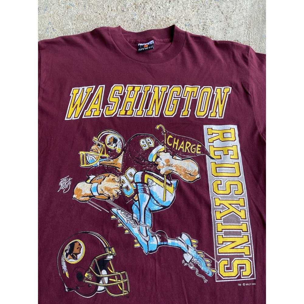 Vintage Vintage 80s Washington Redskins Short Sle… - image 3