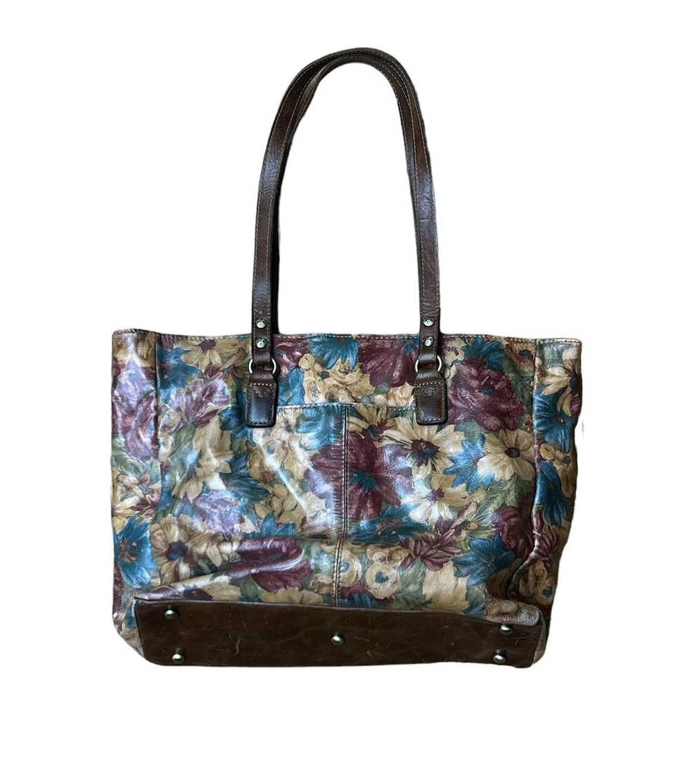 PATRICIA NASH Patricia Nash Leather Solero Tote F… - image 1