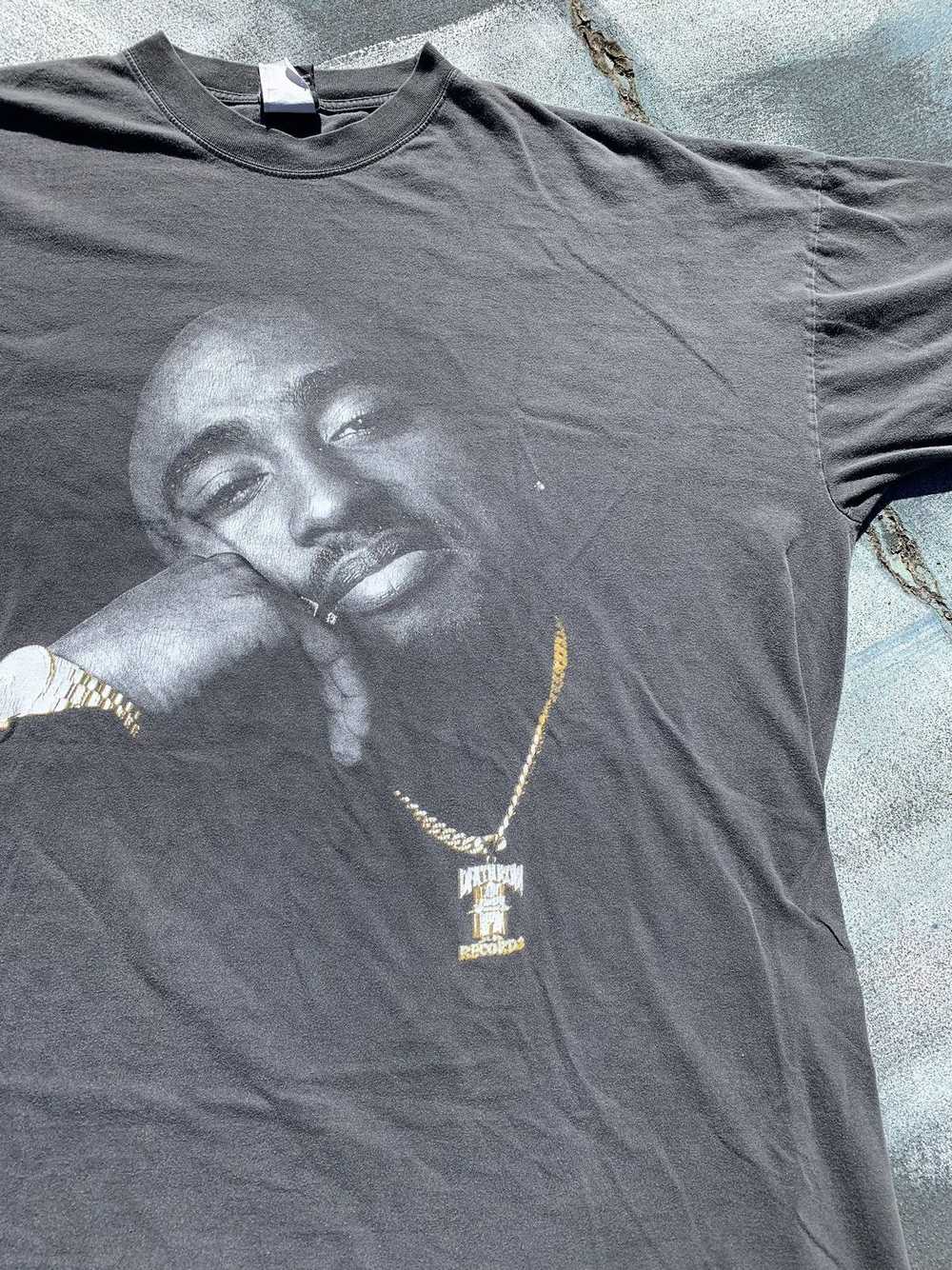 Rap Tees × Vintage Vintage Tupac Shakur Big Face … - image 3