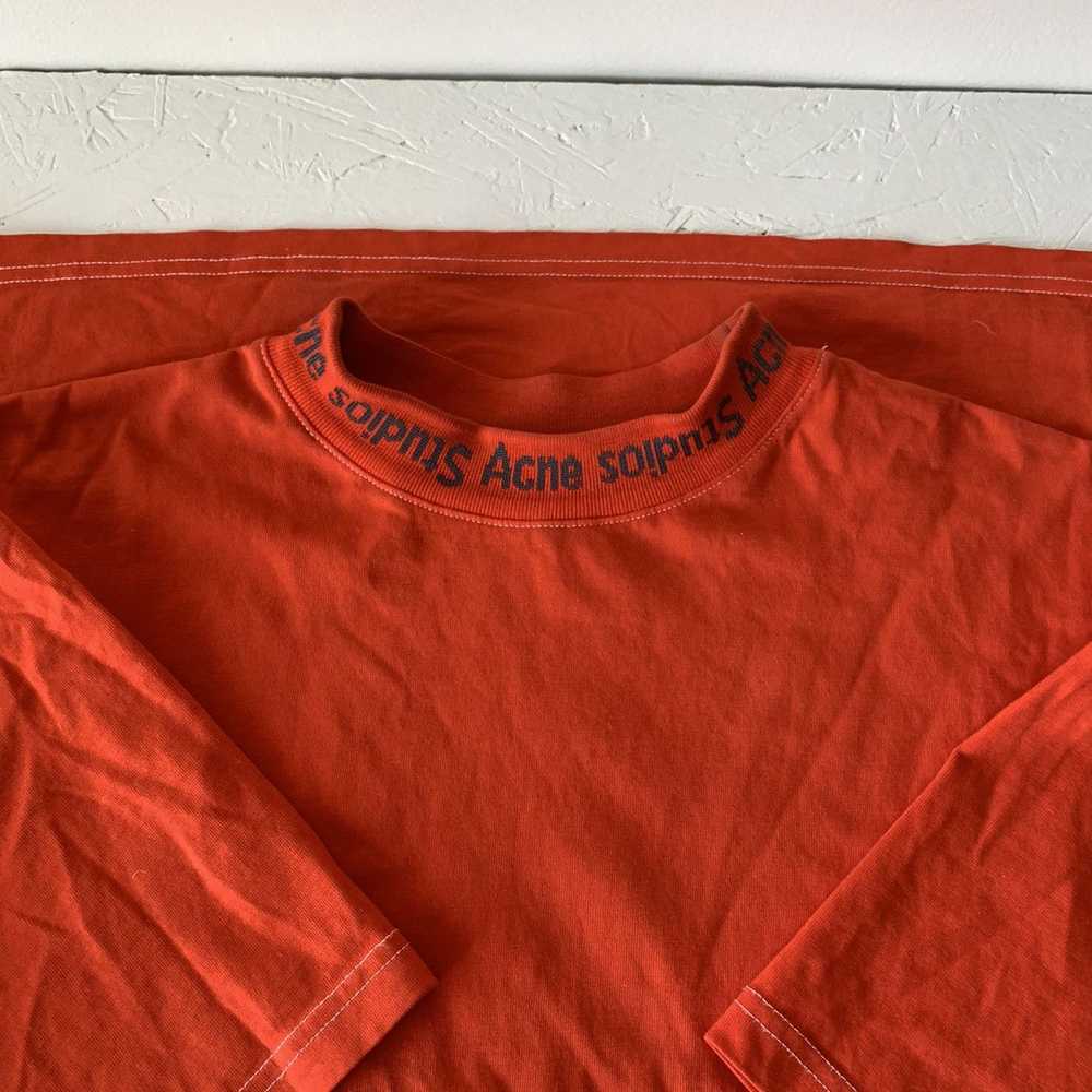 Acne Studios Acne Studios Navid Logo Shirt Red - image 2