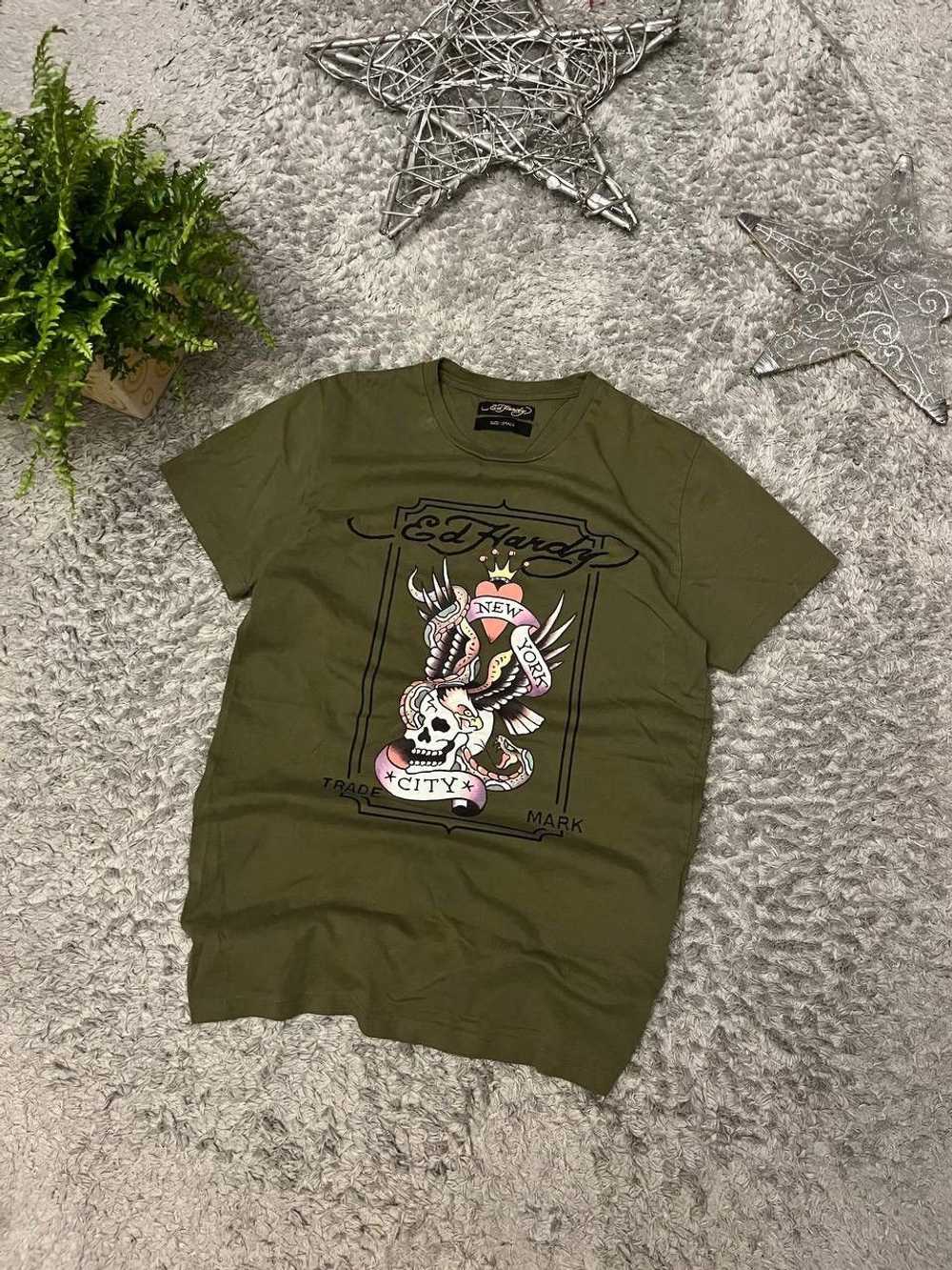 Ed Hardy × Streetwear × Vintage Ed Hardy T Shirt … - image 2