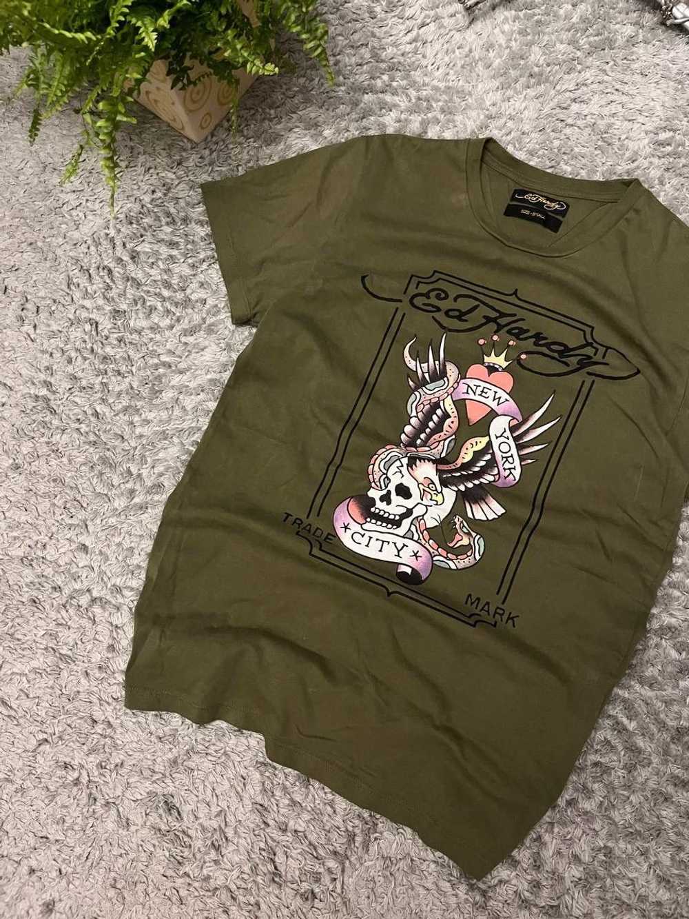 Ed Hardy × Streetwear × Vintage Ed Hardy T Shirt … - image 4