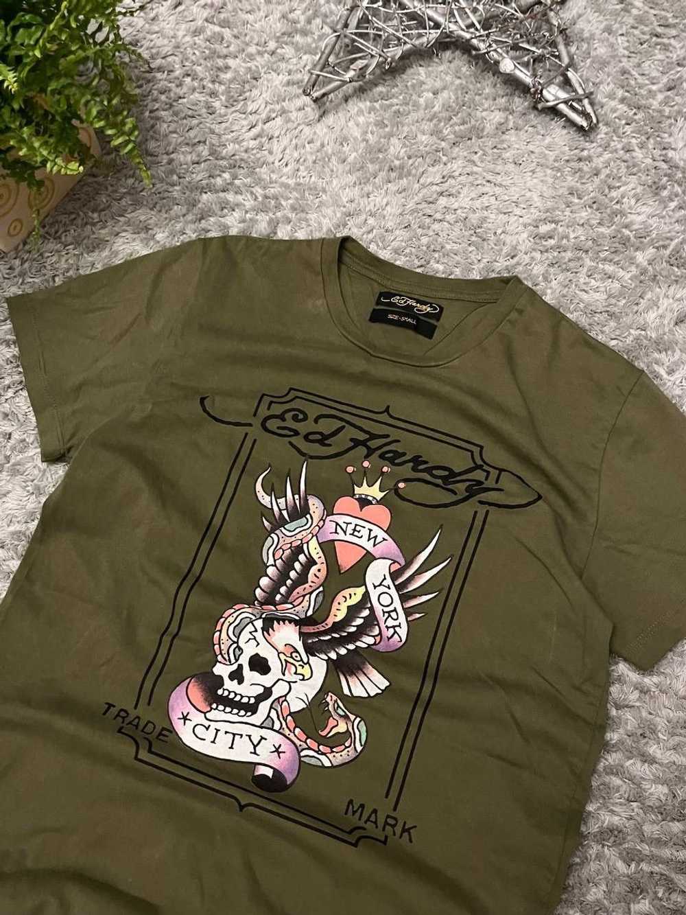 Ed Hardy × Streetwear × Vintage Ed Hardy T Shirt … - image 5