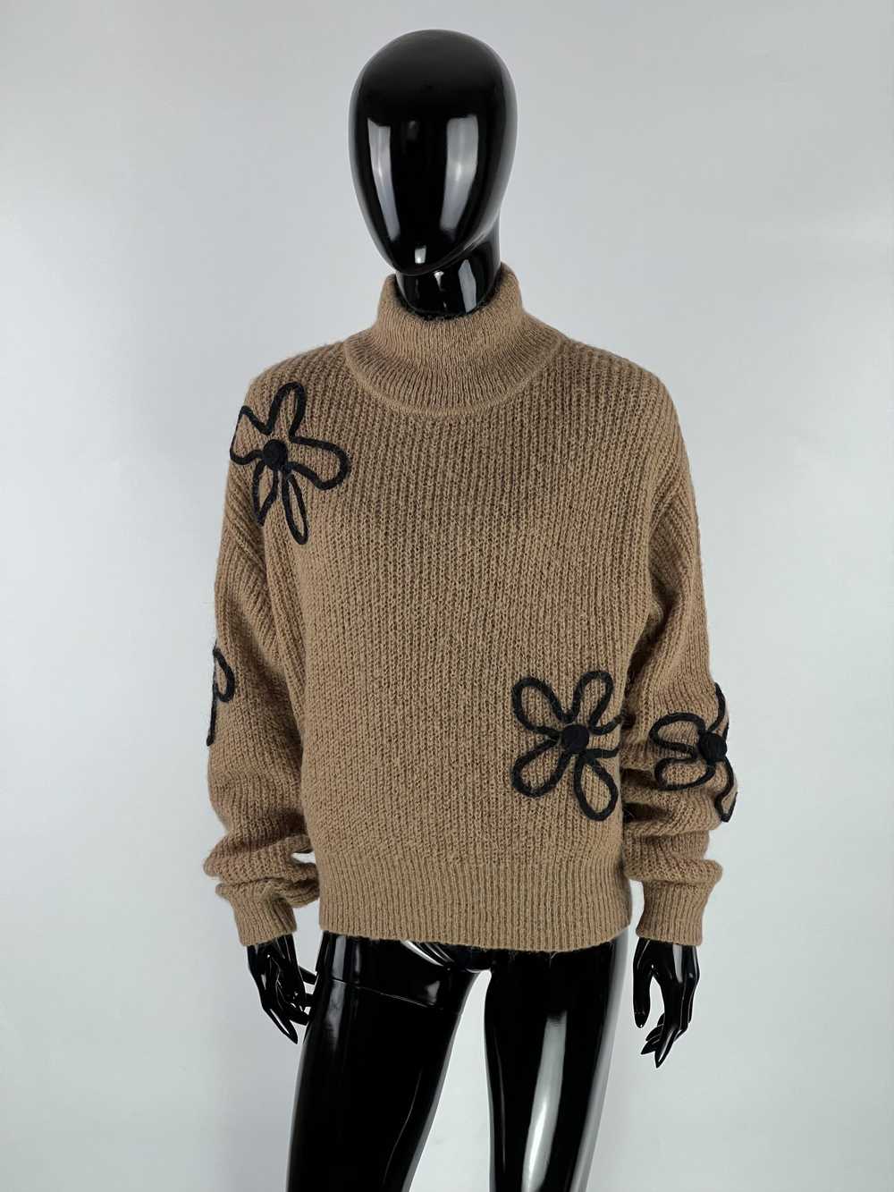 Designer Fabienne Chapot Wool Alpaca Turtleneck S… - image 1