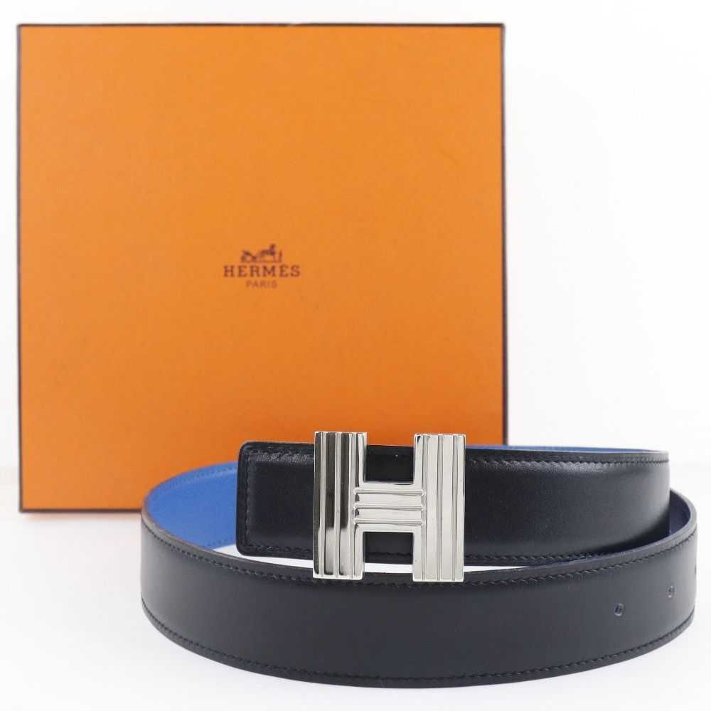 Hermes Hermes Box Calf Constance Belt Leather Bel… - image 7