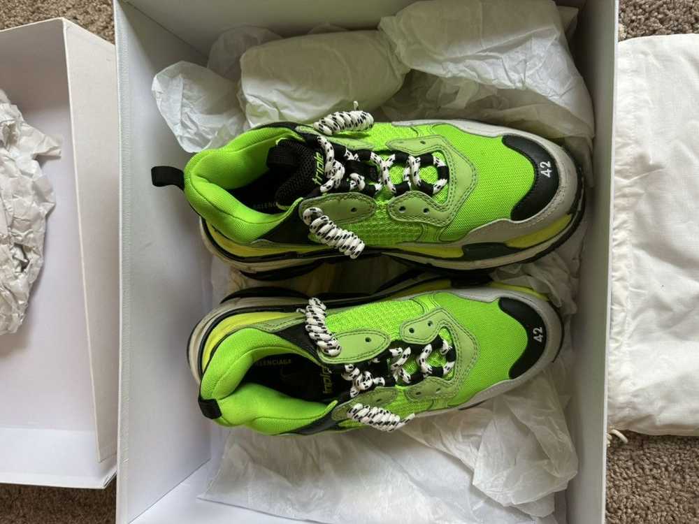 Balenciaga Balenciaga Triple S Green - image 2