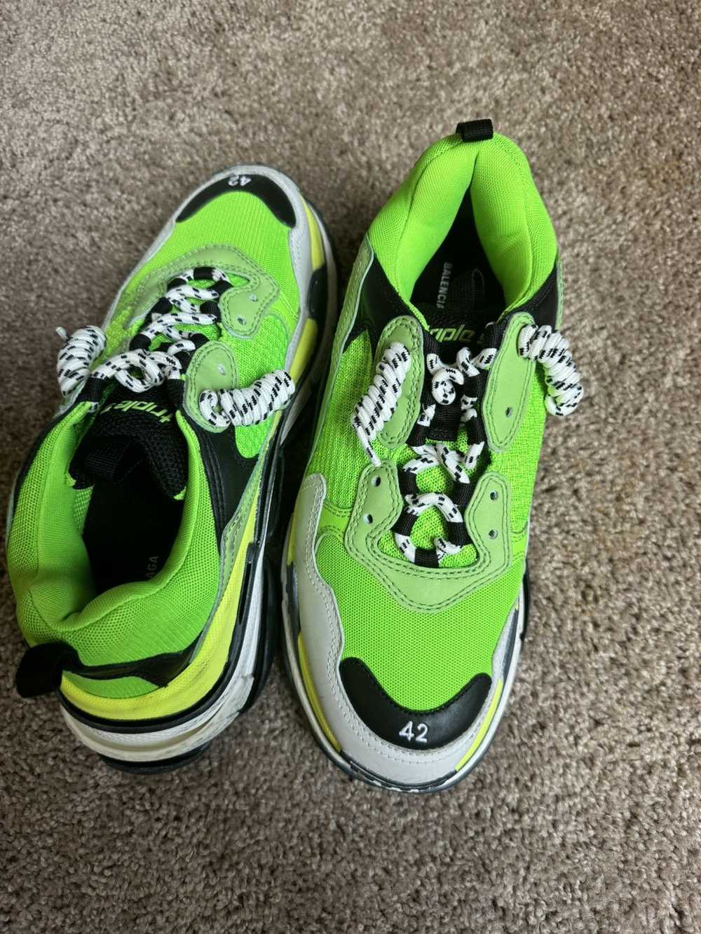 Balenciaga Balenciaga Triple S Green - image 8