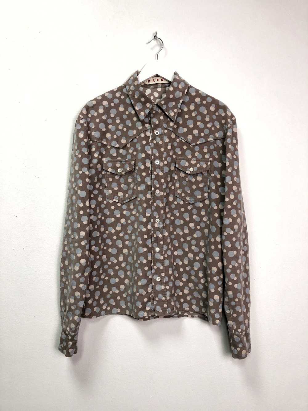 Luxury × Marni Rare MARNI velvet shirt - image 2