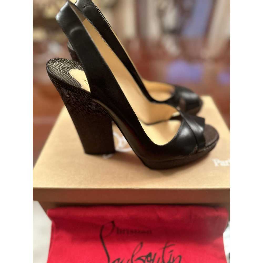 Christian Louboutin Leather heels - image 2