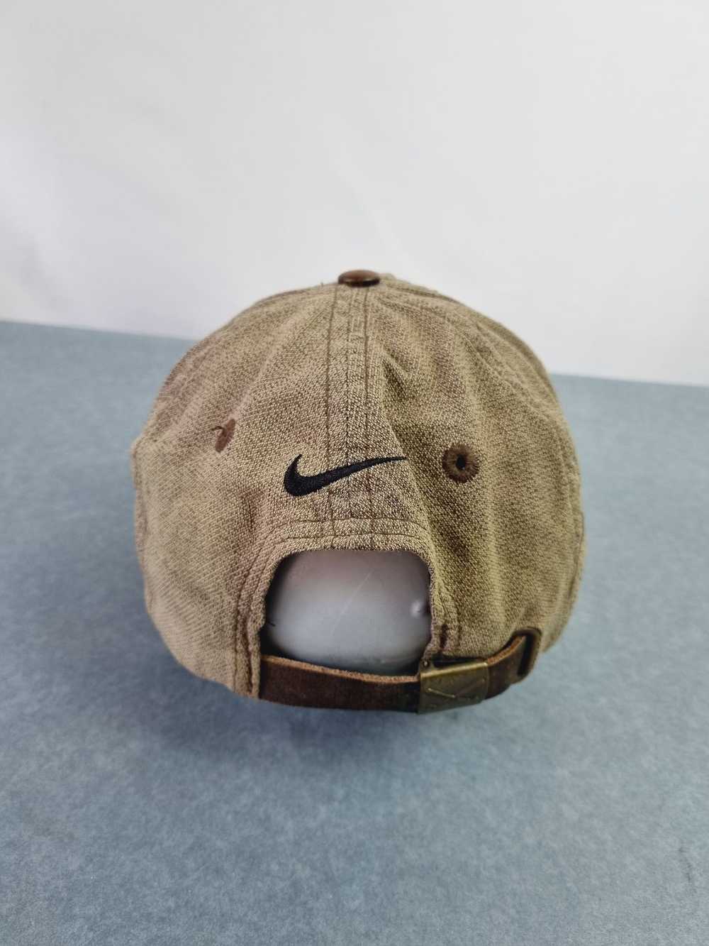 Nike × Vintage 90s NIKE Golf Leather/Cotton Cap w… - image 4